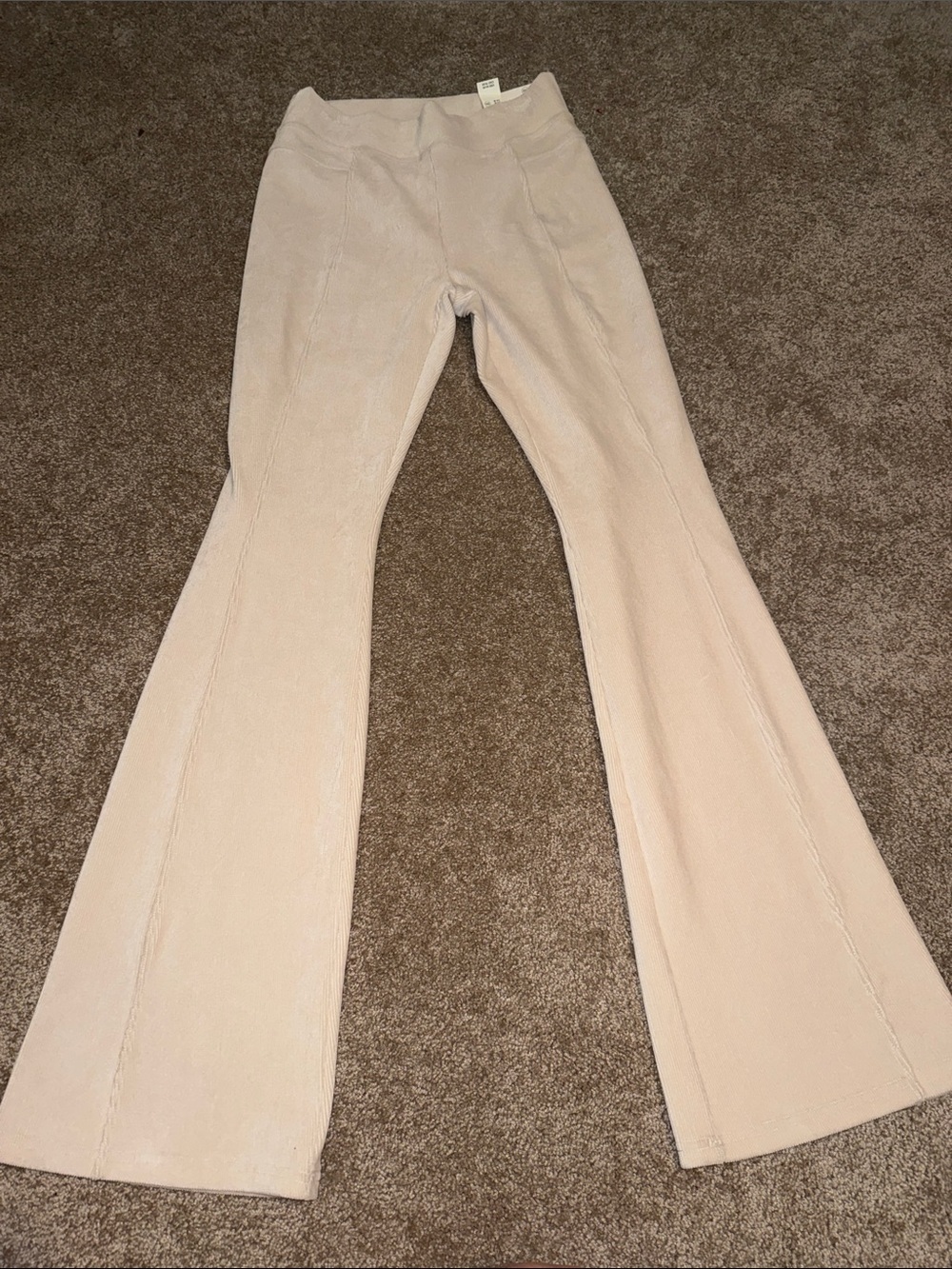 aerie Light Beige Boot Cut Flare Pants - Medium - NWT. G